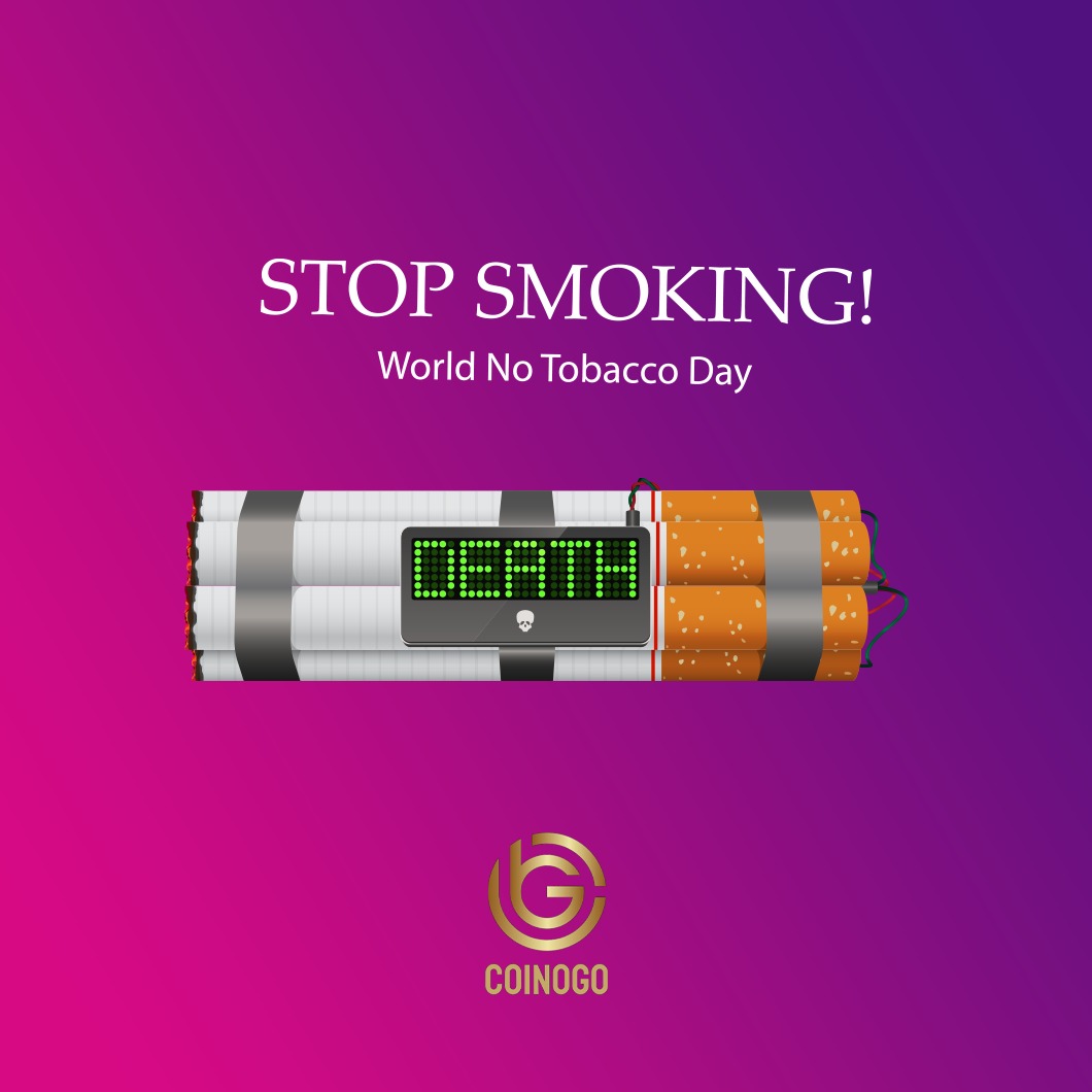 coinogo's tweet photo. World No Tobacco Day 2021 This day is celebrated to spread awareness about tobacco s harmful effects Do your bit by sharing these wishes quotes messages and more among family and friends
#buycryptocoin
#cryptocoinsavings
#cryptocurrency
#cryptodigital
#newwaydigital
#digitalmon https://t.co/jT9dkRslbg