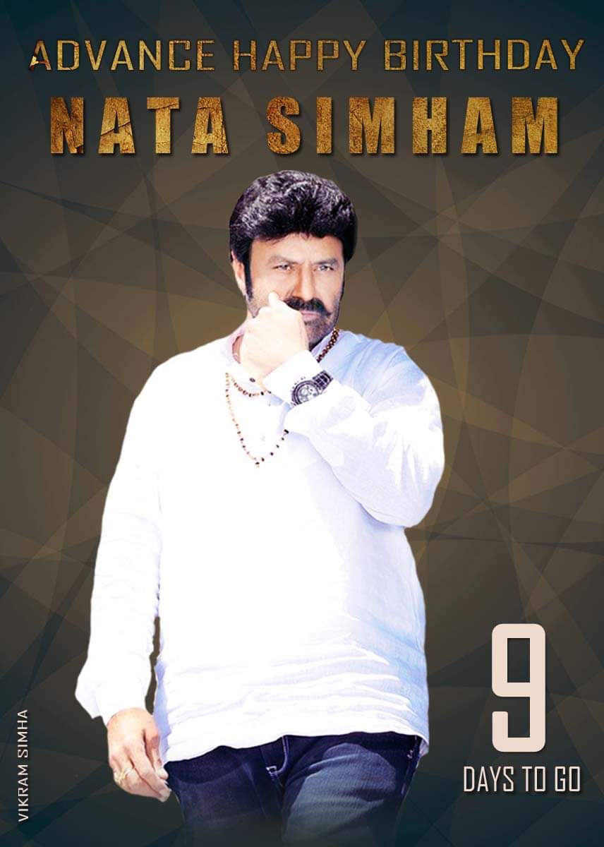 Nandamuri_Fan's tweet photo. #NBK106 #BalayyaBoyapati3
#AKHANDA #NBK106🔥
#9MoreDaysToGo 😘
#AdvanceHappyBirthdaytobalayya ❤
#జైబాలయ్య జై జై బాలయ్య https://t.co/lWgnaYpr3r