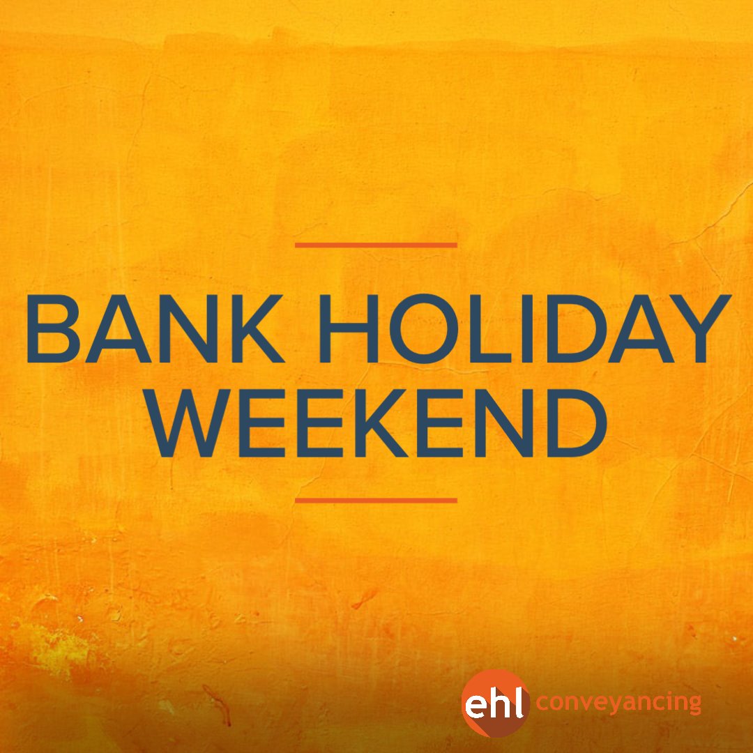 ehlconveyancing's tweet photo. The team at EHL Conveyancing would like to wish everyone a safe and relaxing bank holiday this weekend!

#BankHoliday #TimeToRelax #EHLConveyancing #Positivity #BHW #Unwind https://t.co/PpaonZyT0K