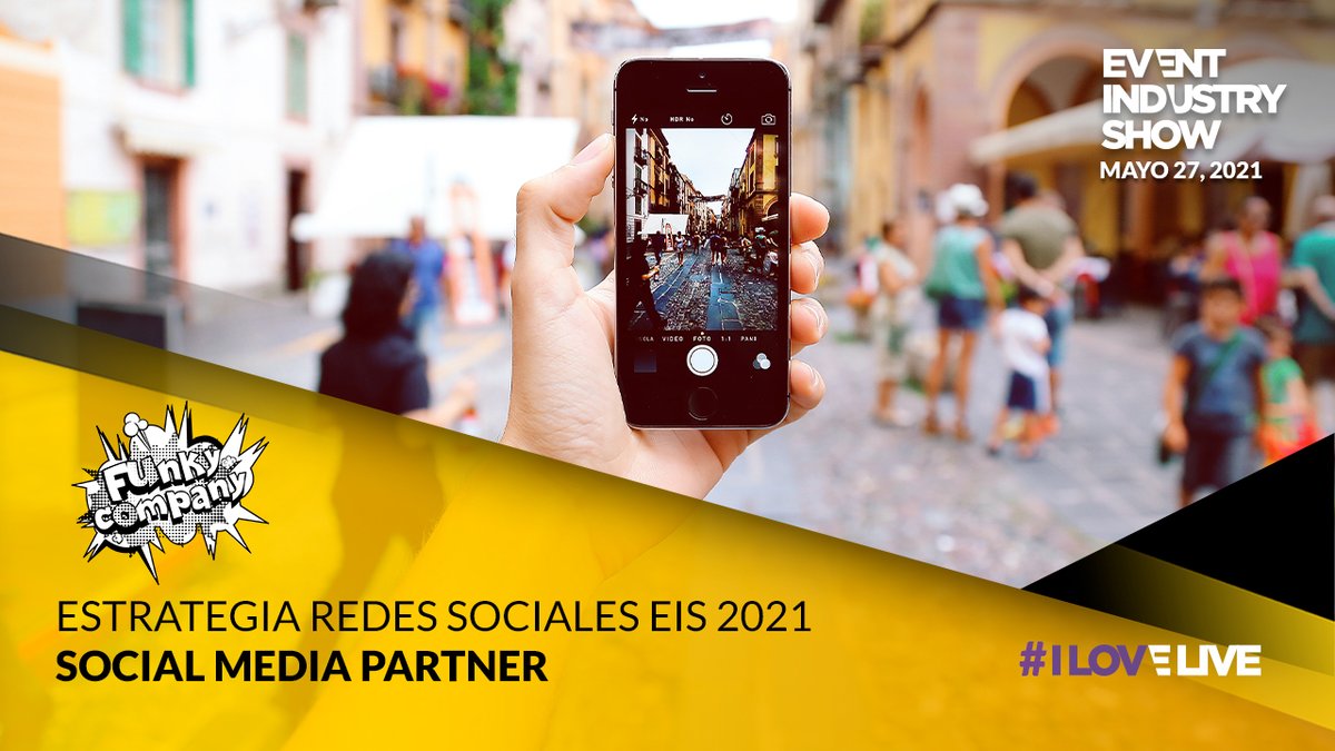 La promoción en redes es todo para un evento, Gracias Funky Company  por ser parte de la edición especial de EIS con la estrategia en Social Media. 
<a href="/FunkyCompany/">Funky Company</a> 

#EIS #EventIndustryShow #ReactivarSinArriesgar #ILOVELIVE #SocialMedia