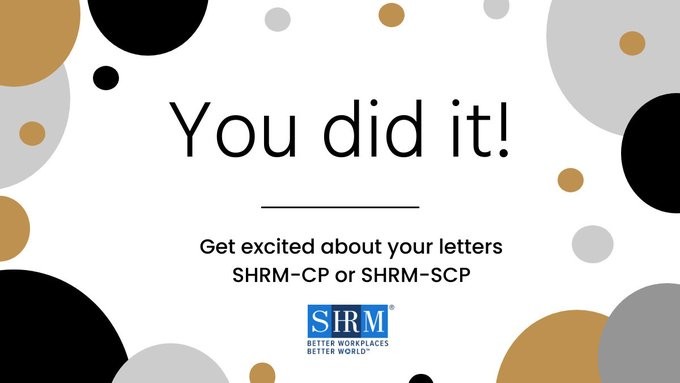 SkillsFarm's tweet photo. Congratulations to our newest #SHRMCertified Professionals! We love seeing you share your accomplishments. https://t.co/a3pcKX2UHX
