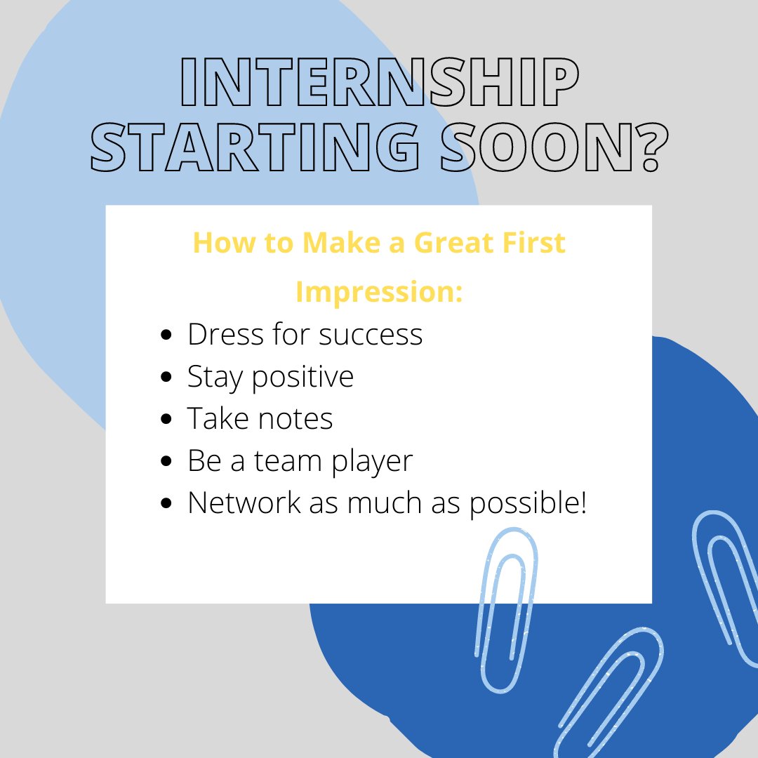 Many #internship (and full-time!) start dates are right around the corner- be sure to set yourself up for success on Day 1! Visit CareerEdge.bentley.edu for more first-day advice.