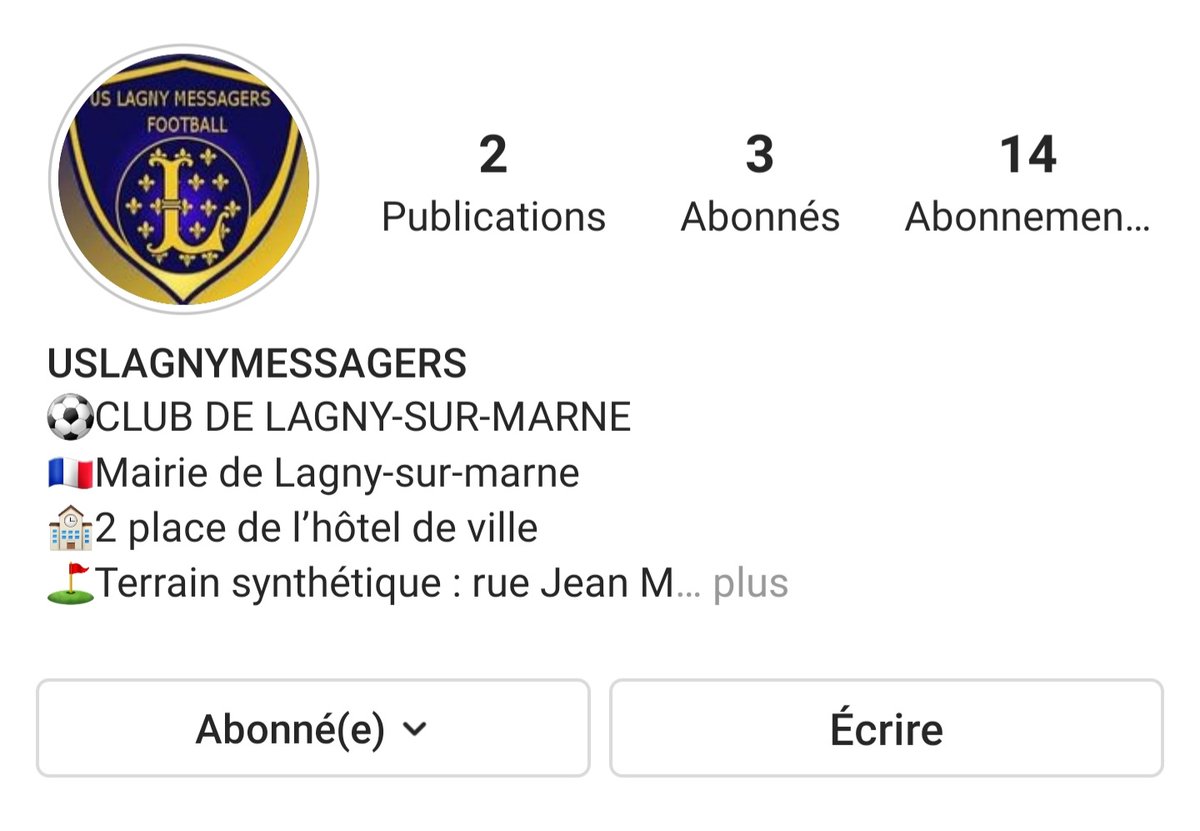 UsLagny's tweet photo. Bonjour 👋 

Vous nous suivez sur Facebook,  Twitter,  Snapchat 
A partir d'aujourd'hui vous pourrez aussi nous suivre sur Instagram. 
Toutes les infos seront publiées sur ces réseaux et même plus sur Instagram. 
Venez vous abonner

Le club grandit,  les réseaux aussi

A  bientôt https://t.co/KP7oB7Bdht