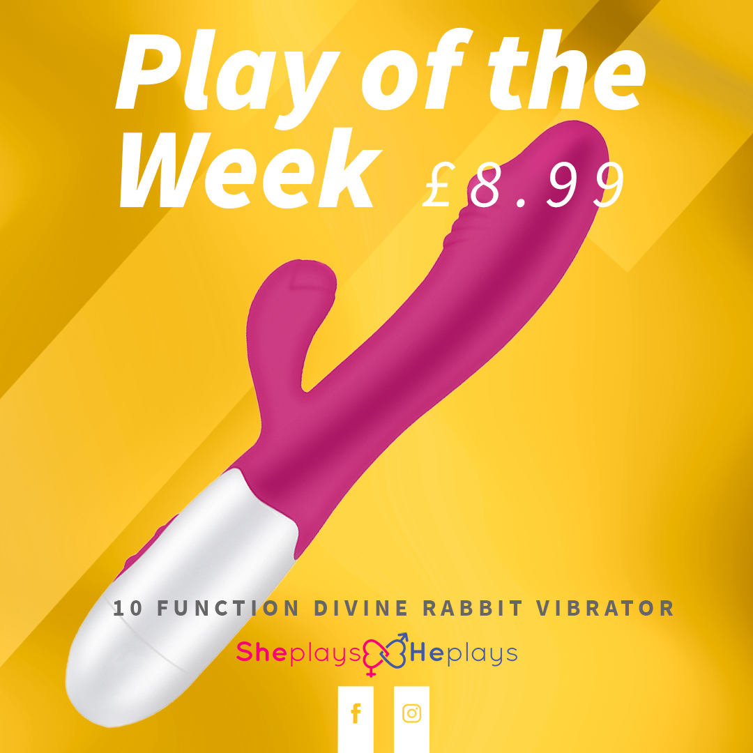 Play of the Week. Our luxurious 10 function Divine silicone rabbit vibrator. Only £8.99 was £14.99.

ebay.co.uk/itm/1941632467…

#sextoy #adultstore #multiorgasmos #rabbitvibrator #clitoralstimulation #specialoffer #sexstore #adult #adultsonlyplease #couples #ebayuk