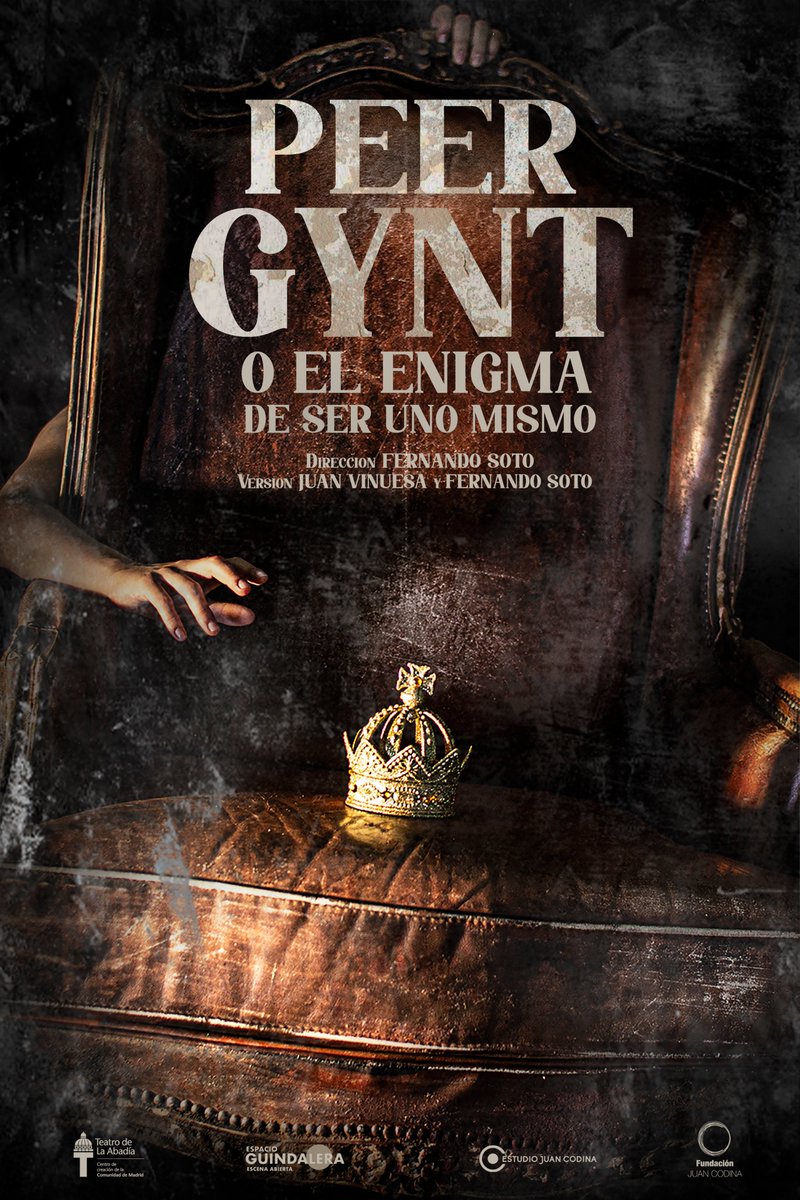 👑 PEER GYNT 🦌
(O EL ENIGMA DE SER UNO MISMO)
#postgrado2021

Dirección: @Fsotolopez 
Versión: <a href="/juanvinuesa83/">Juan Vinuesa</a> y @Fsotolopez 
Ayte. dirección: Andrea Martos

ESTRENO 
10 y 11 de junio a las 19:30 en el <a href="/teatroabadia/">Teatro de La Abadía</a>