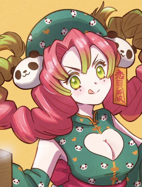 hachiya / ハチヤさんがTwitterに投稿した甘露寺蜜璃(鬼滅の刃)のイラスト。