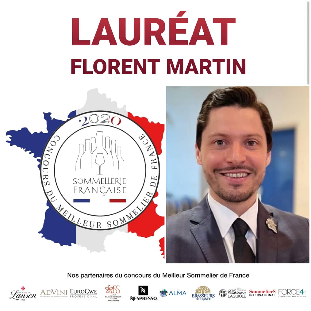 udsfsom's tweet photo. [RÉSULTAT - MEILLEUR SOMMELIER DE FRANCE]

C'est officiel, à l'issue d'une très belle finale, le lauréat désigné "Meilleur Sommelier de France 2020" est FLORENT MARTIN.

#concours #MSF2020 #udsfsom 
#sommelleriefrancaise https://t.co/cA6EU4WmDN