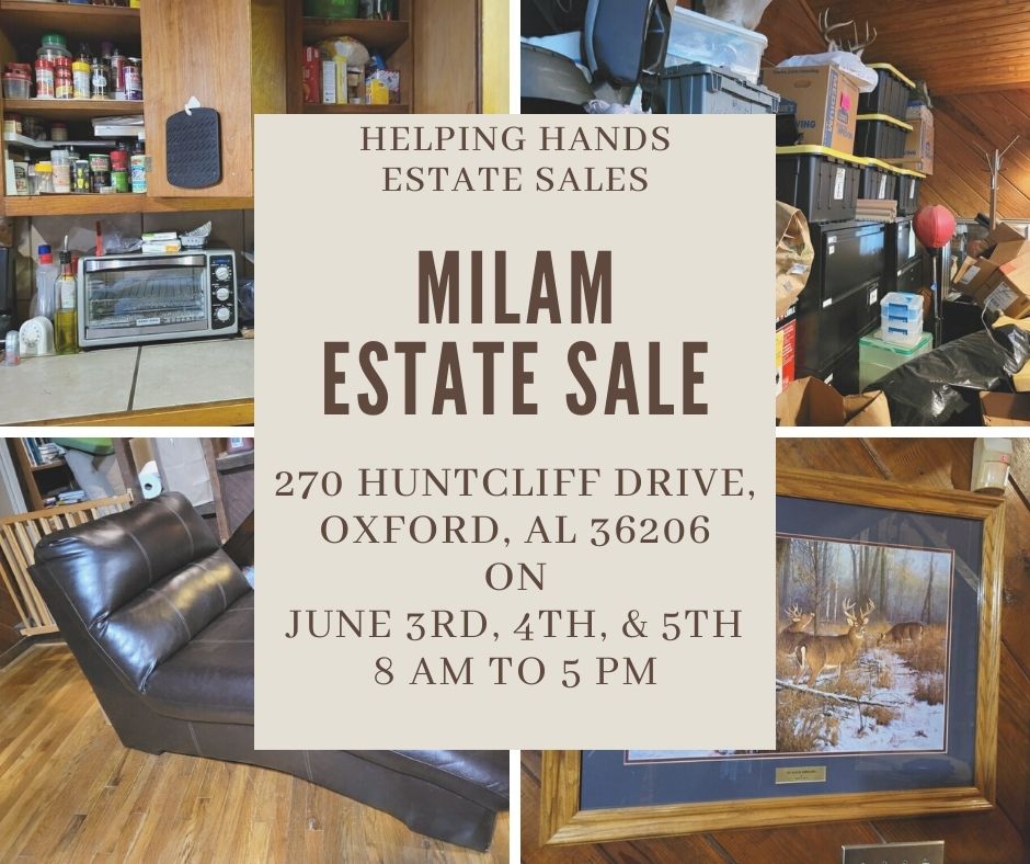 Helping Hands Estate Sales on Twitter "Address 270 Huntcliff Drive