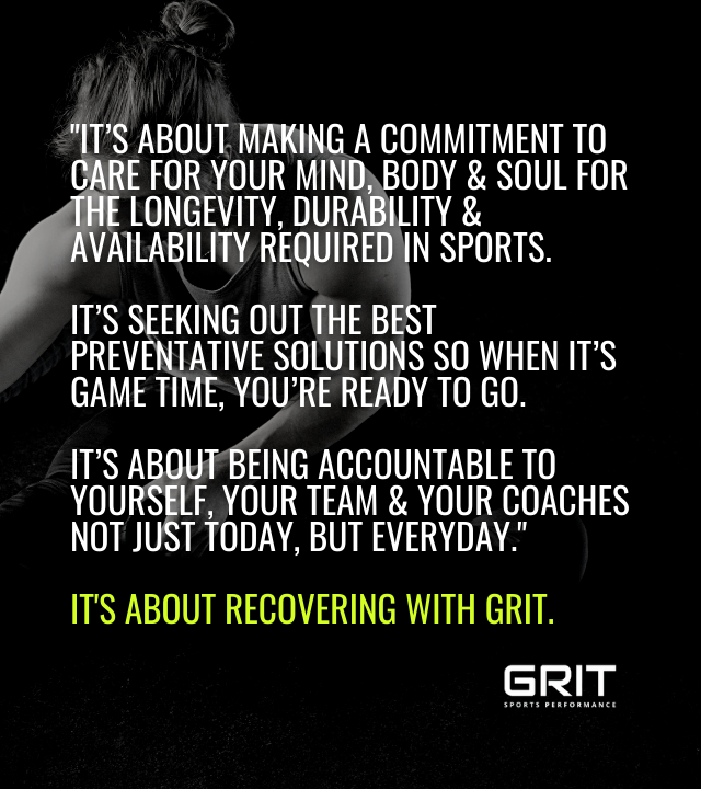 GRIT_SP's tweet photo. 'Recovery Week', you're up!
This week we turn our attention to our Recovery partners, solutions and more.
#RecoveryWeek is powered by @Hyperice (Move Better. Live Better. Be Better.)
Recovery: It's a Mission
#WinWithGRIT #RecoverWithGRIT https://t.co/s726sMXYL0