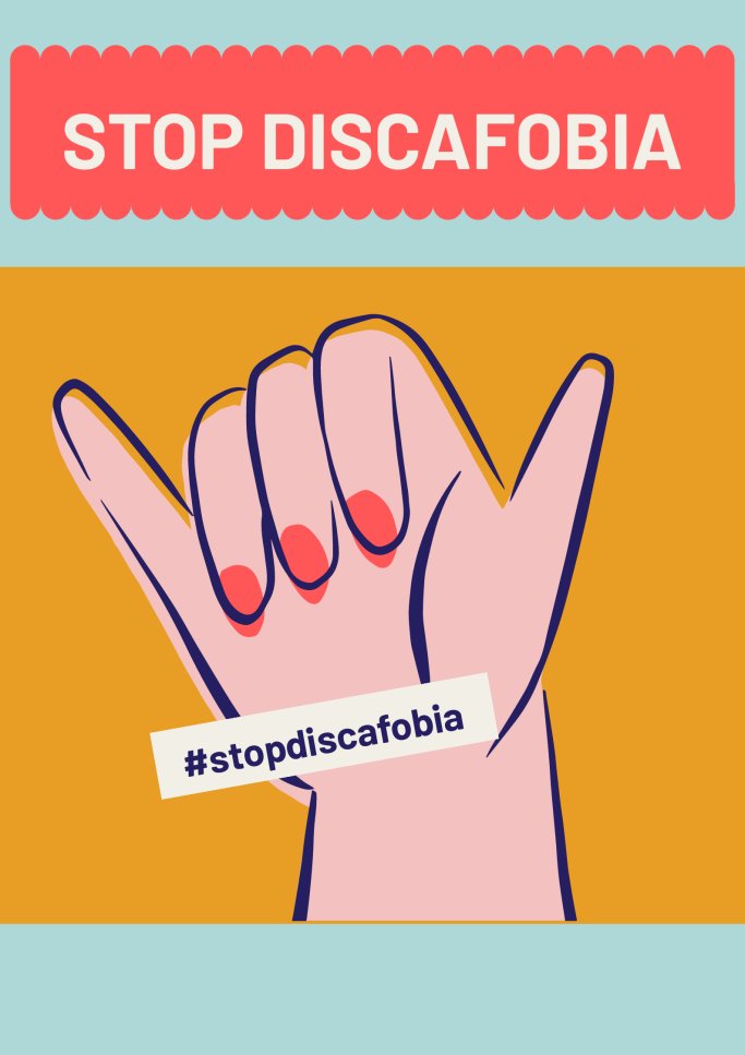 12Rubygloom's tweet image. ¿Alguna vez habías escuchado el término discafobia?

“El término discafobia hace referencia a la aversión obsesiva contra personas con discapacidad o en situación de dependencia, lo que conduce a conductas de rechazo, discriminación e invisibilización de estas personas&quot;