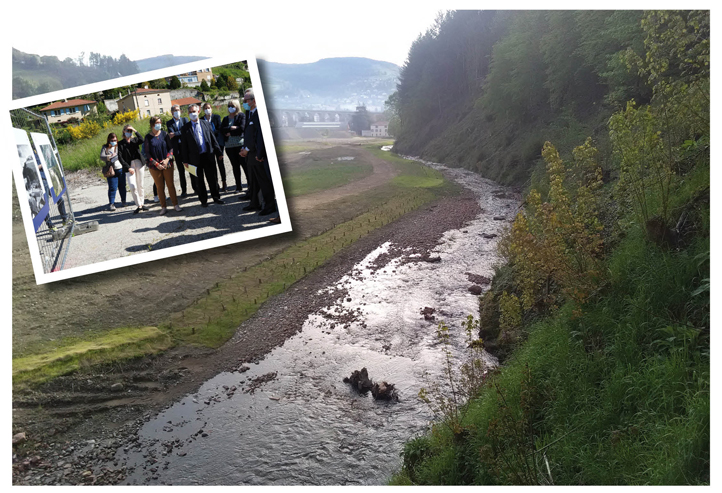 SauvonsLeau's tweet photo. Le chantier de la #renaturation de la Turdine (69) cité en exemple lors de la présentation de la stratégie Eau Air Sol de la région Auvergne-Rhône-Alpes par le préfet Mailhos https://t.co/rAE3LBkElg https://t.co/k58kcAIHUZ