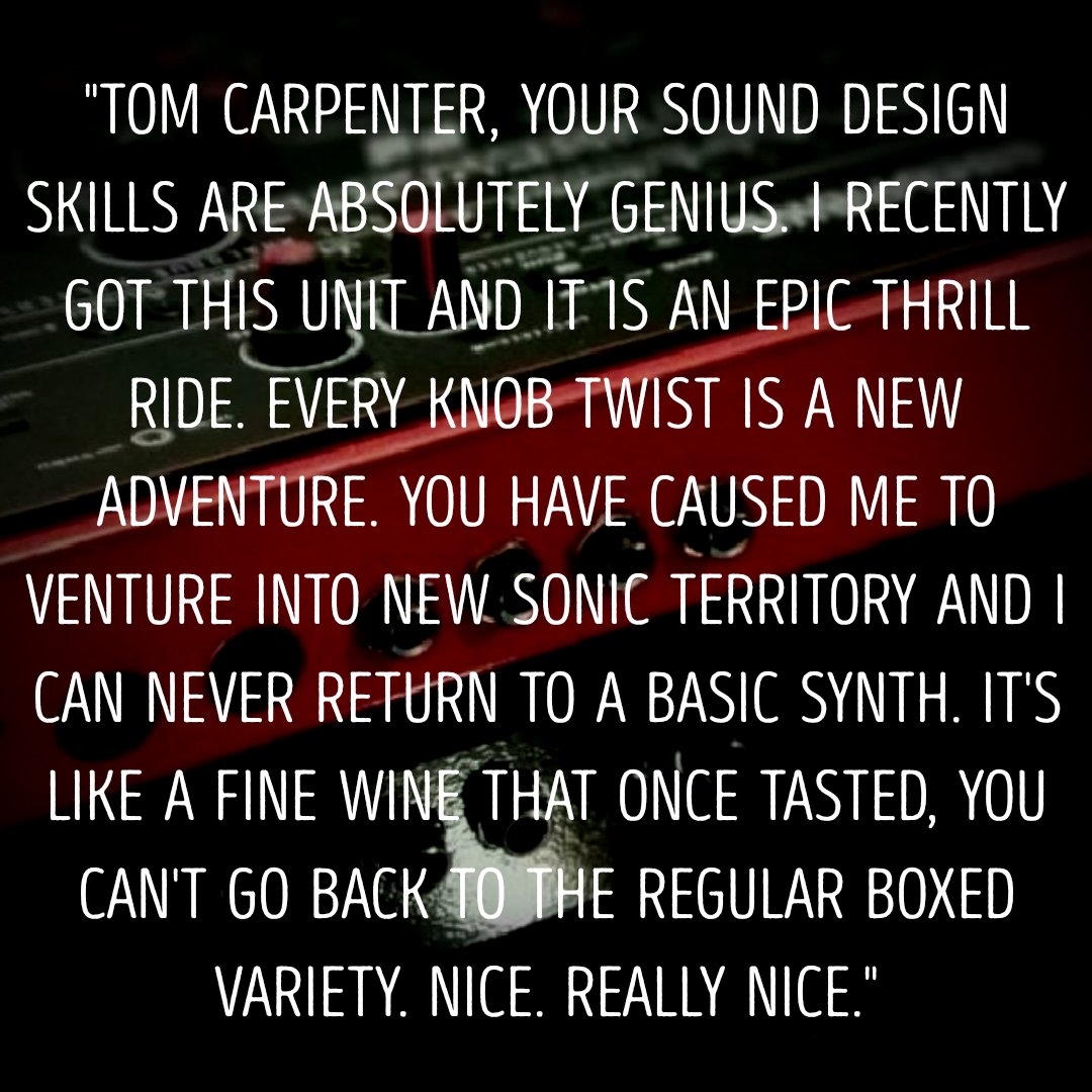 ASUKLTD's tweet image. Great feedback from a happy customer who loves his Impulse Command synth!
#impulsecommand
.
.
#impulsecommandsynth
#synthquote #instasynth #analoguesolutions #synthesizer #synths #synthesizerplayer #futuremusic #synthlife