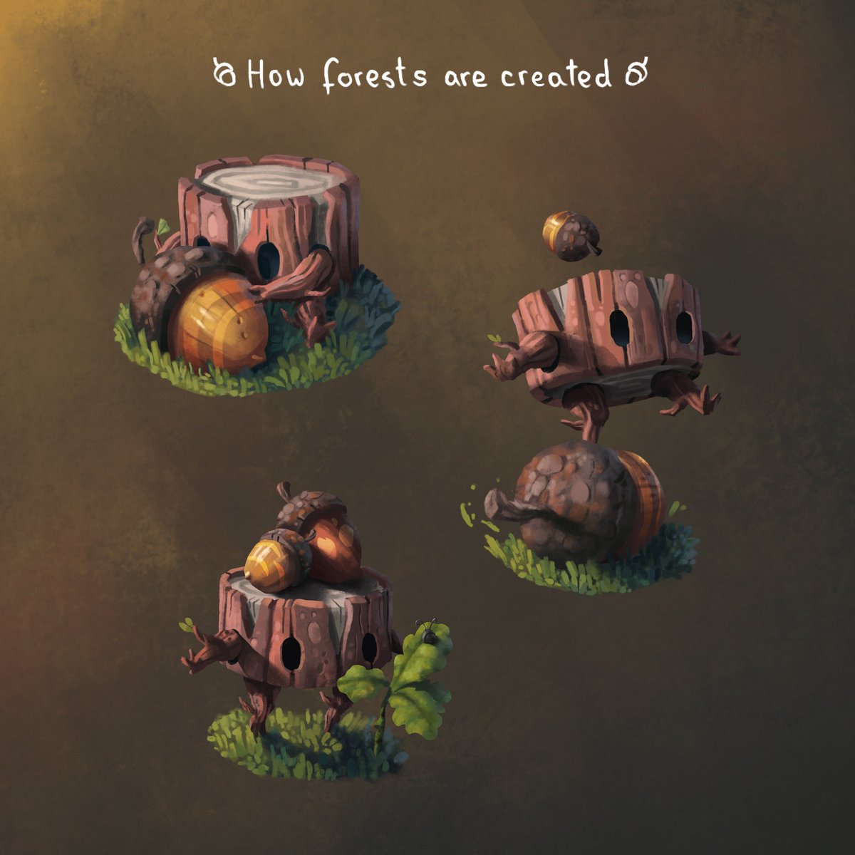 matthisdraws's tweet photo. If you ever asked yourself how forests are created! π
#procreate #digitalart #ipdart #drawing #art #creaturedesign #cuteart https://t.co/7obiU9zE8x