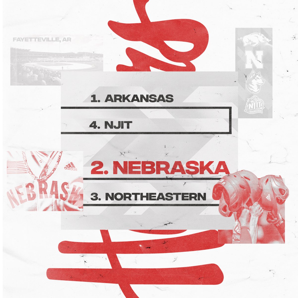 HuskerBaseball's tweet photo. On the road, in the #1 overall seed's regional.

Don't care.

GBR. ⚡️ https://t.co/R65sDXC4sB