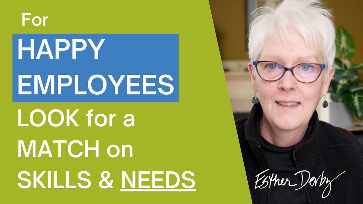 estherderby's tweet photo. When skills match, the employer is happy, But what make employees happy? Watch ๐ https://t.co/USiWZtU3FW. #PersonJobFit #HappyEmployees https://t.co/HQx7LQaHAw