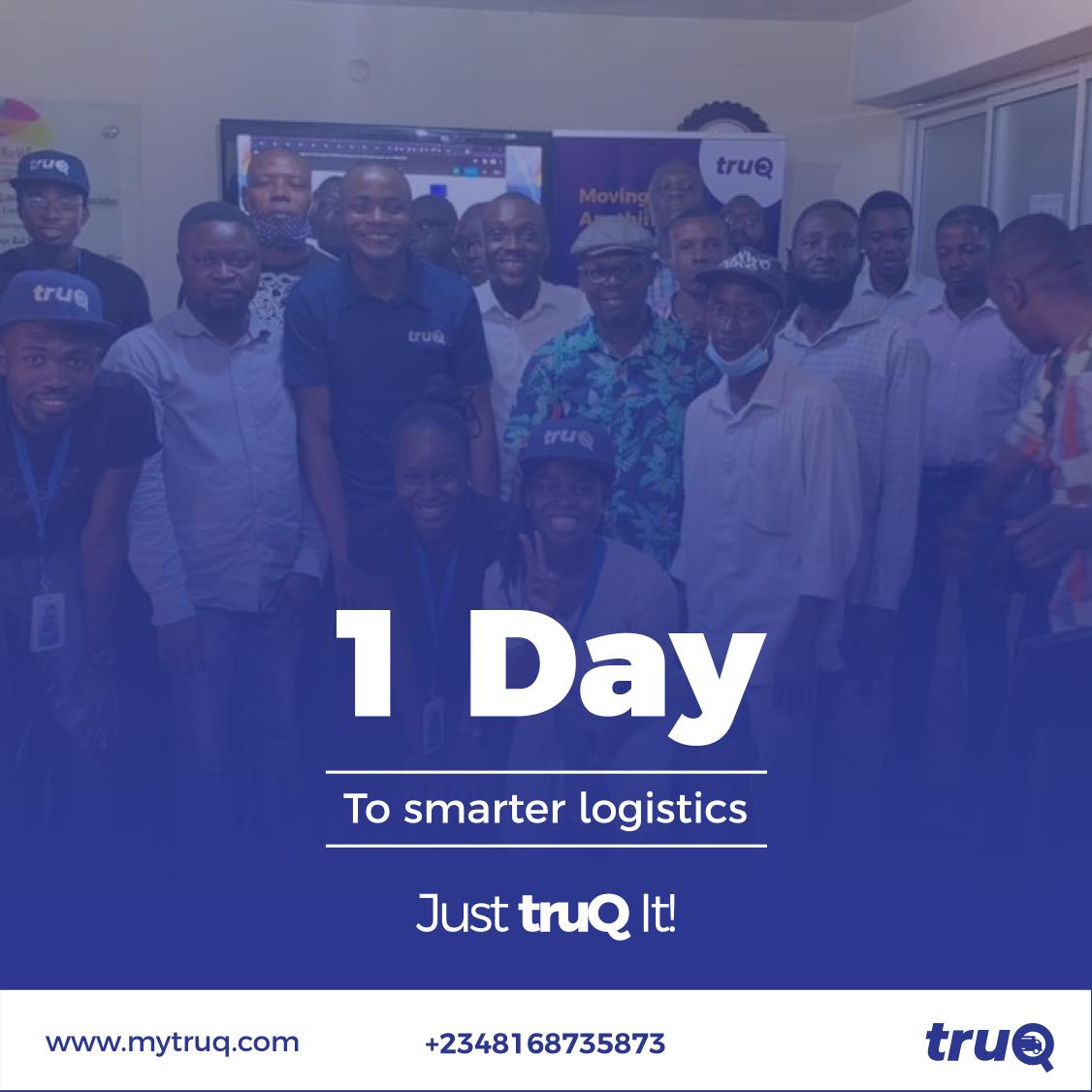 Yaaaaaay!!!!🕺🏿💃🏿🕺🏿💃🏿

It's almost here! Just a few more hours and the best logistics app in Nigeria will go live. 

#justtruQit
#logisticssolution