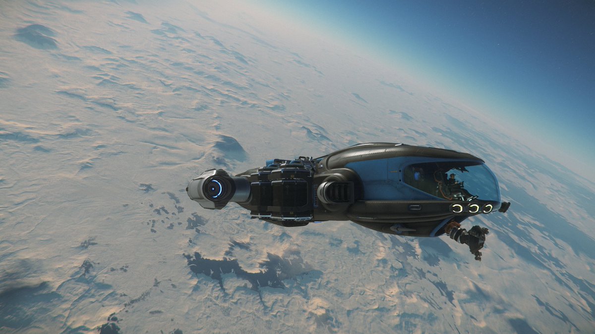 SoRecGaming's tweet photo. Sometimes it's about wearing your favorite hat and jacket when you mine. @RobertsSpaceInd #StarCitizen #MISCProspector https://t.co/QbkNU5ZN4z