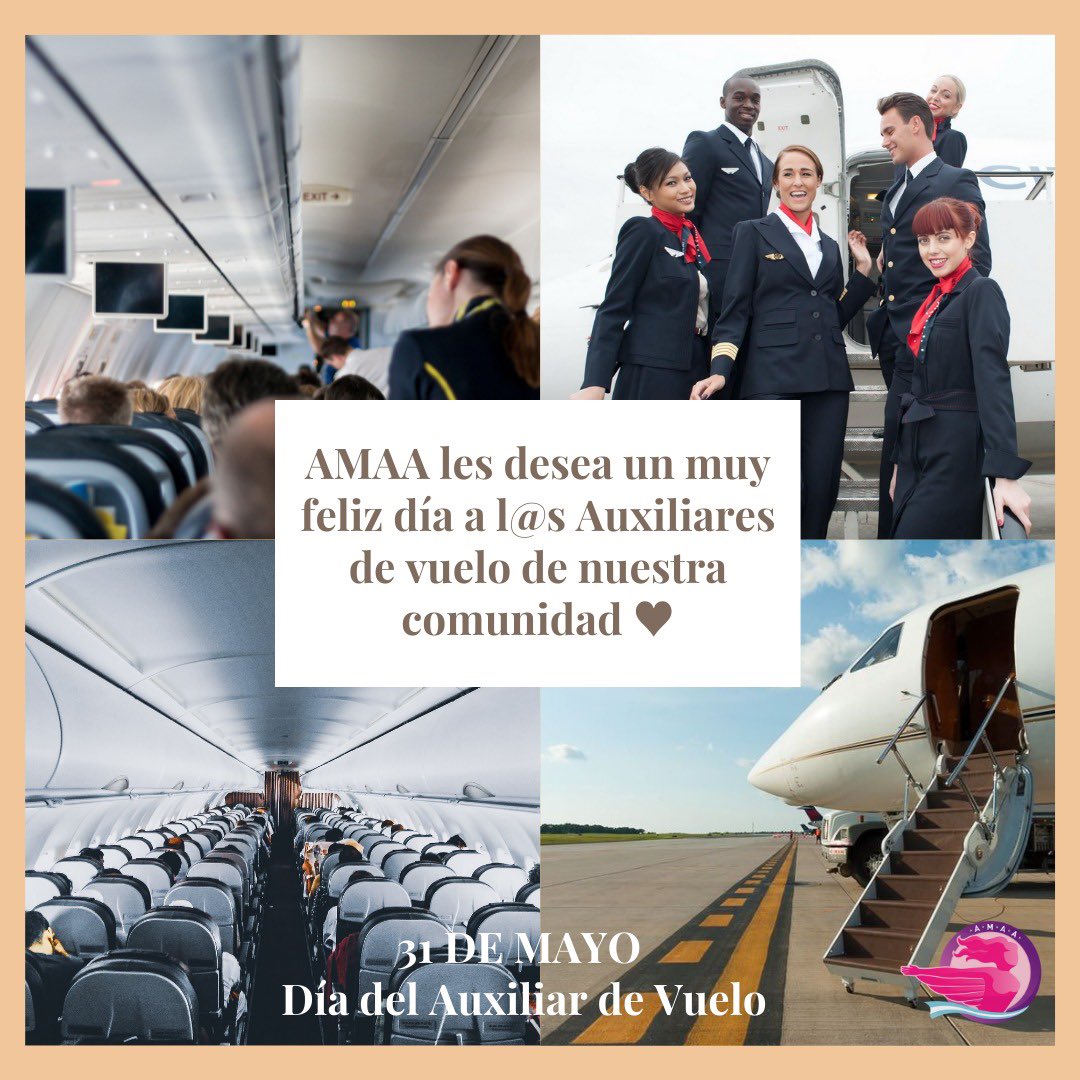 Saludamos a todos los auxiliares de vuelo en su día ✈️✨🎉 <a href="/TcpsLatam/">Comunidad Tripulantes</a> <a href="/SoyAzafata/">Soy Azafata ✈⛅</a> <a href="/azafatahipoxica/">Azafata hipóxica</a> @aerocrissiTCP