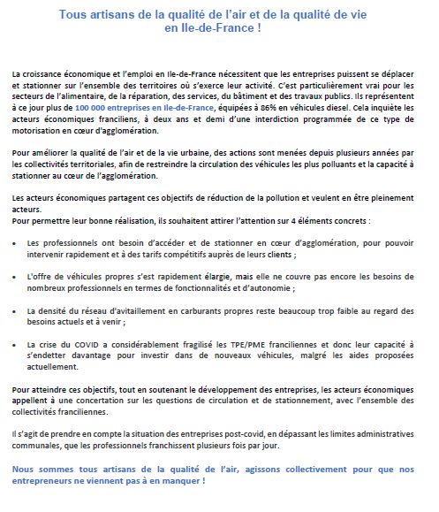 FFBGrandParis's tweet image. La @FFBGrandParis est fière de co-signer une #tribune commune pour alerter sur les enjeux de la mobilité des entreprises en #IDF✍️
"Tous artisans de la qualité de l’air et de la qualité de vie
en Ile-de-France !" 👷
+ d'infos 👇