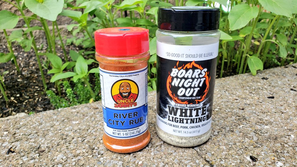 2 racks with @Unclejammyspgh Rib Rub and @bnobbq White Lightning hitting the @PitBarrelCooker. What are yinz smokin or grilling this #MemorialDay ? Pics from the #bbq cook over on Insta highlights all day long bit.ly/InstaYinzLoveB…