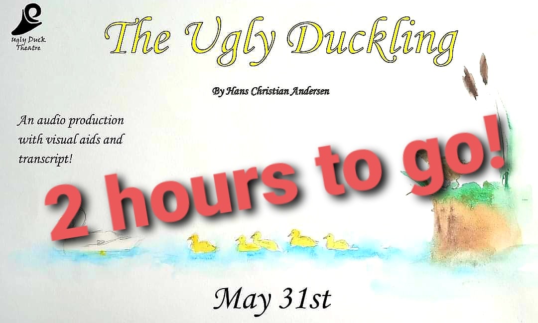 Only two hours to go before the premier of 'The Ugly Duckling' - An audio production with Visual Aids and a Descriptive Transcript!

youtu.be/AvjLX-nnqSY

#audio #storytelling #online #uglyduckling #uglyduck #localtalent