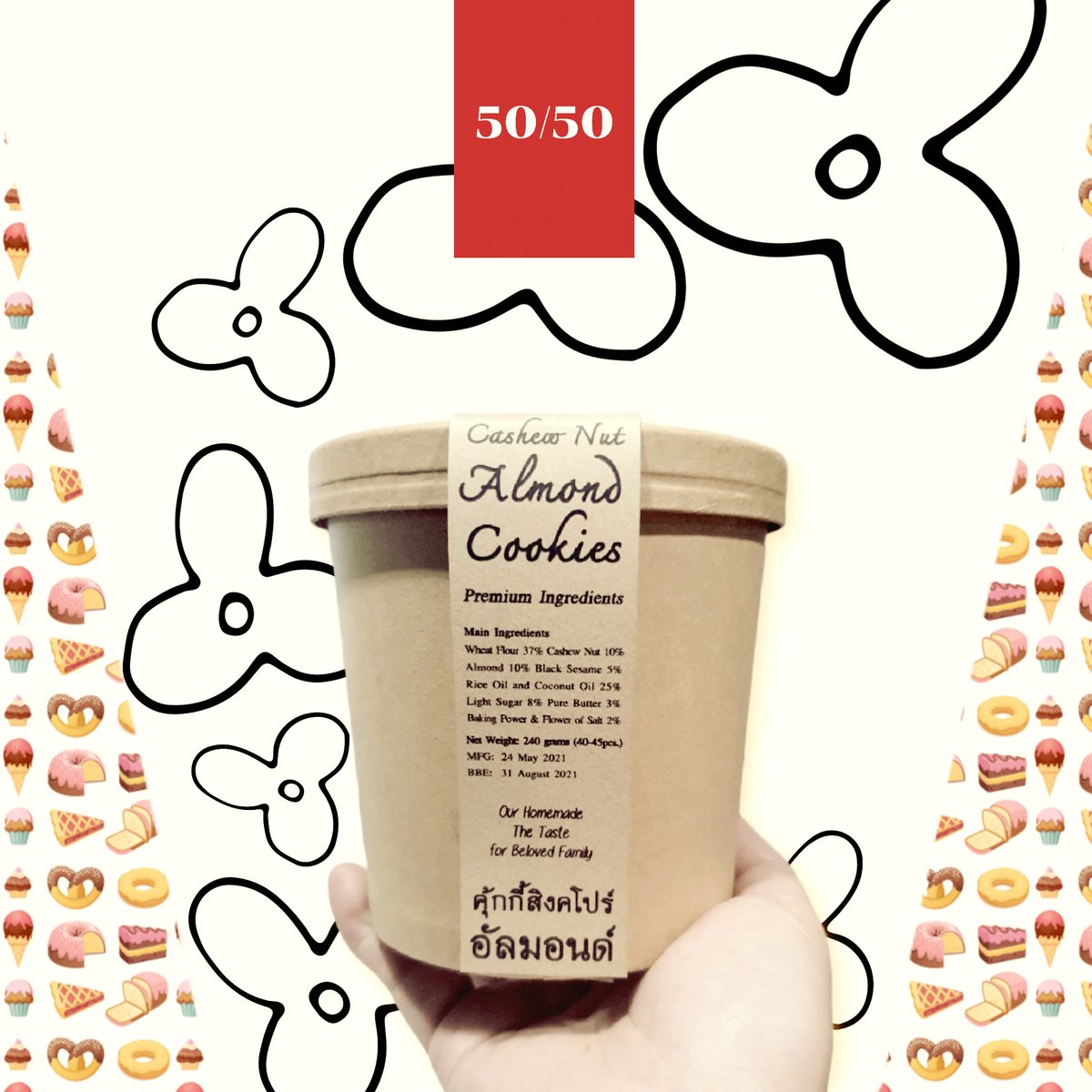 KINJUOFFICIAL's tweet photo. enjoy eating without worrying about sugar 😋😌🙃 https://t.co/o8a5FstQ8E