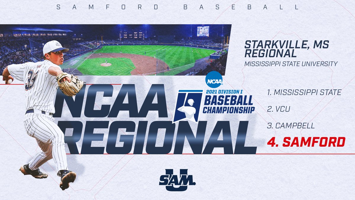 SamfordBaseball's tweet photo. The Regional is SET‼️

Catch us in Starkville ⬇️

#AllForSAMford https://t.co/juUdW3AgN9
