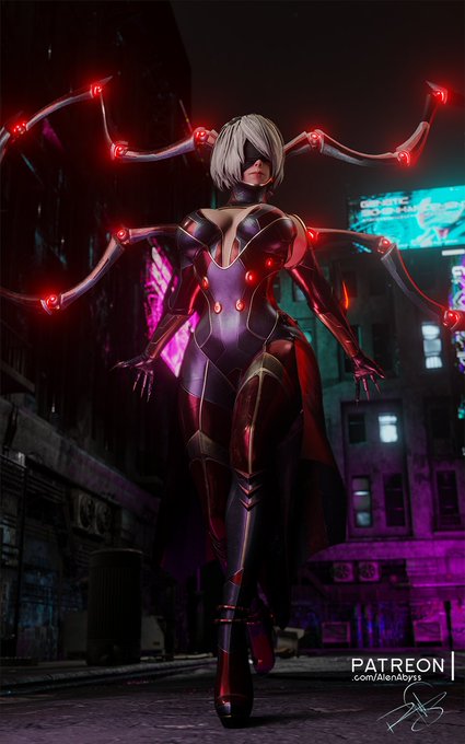 Nightspider 2b🕷️  nuds/4k pngs/spicy set available here🔥:https://t.co/DiwgcyTpPt  #NieRAutomata #scifi<a href="/tag/scifi"class="tags"><span>#scifi</span></a><a href="/tag/nierautomata"class="tags"><span>#nierautomata</span></a><a href="/tag/scifiart"class="tags"><span>#scifiart</span></a>