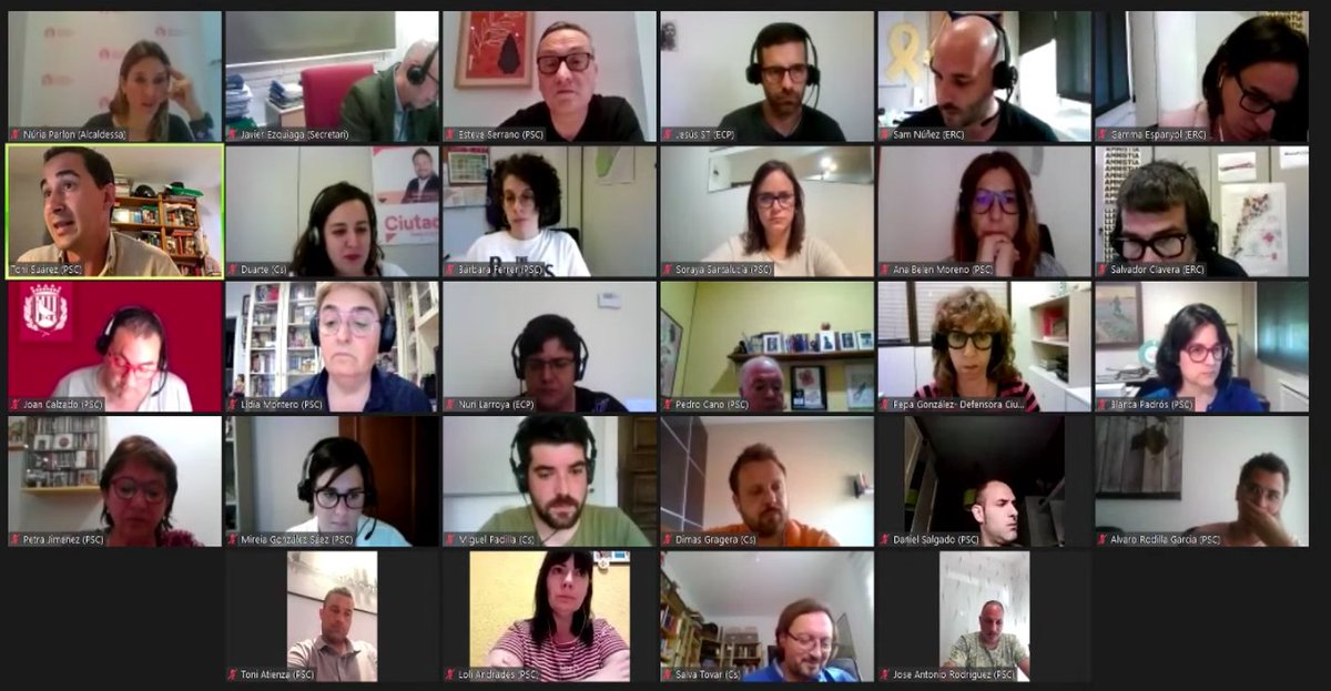 🗣️ <a href="/tonisuarez_/">Toni Suárez</a>: "Des del govern local no renunciarem a cap instrument que ens serveixi per augmentar les possibilitats d'habitatge social i assequible a #santacoloma." #plegramenet 🌹