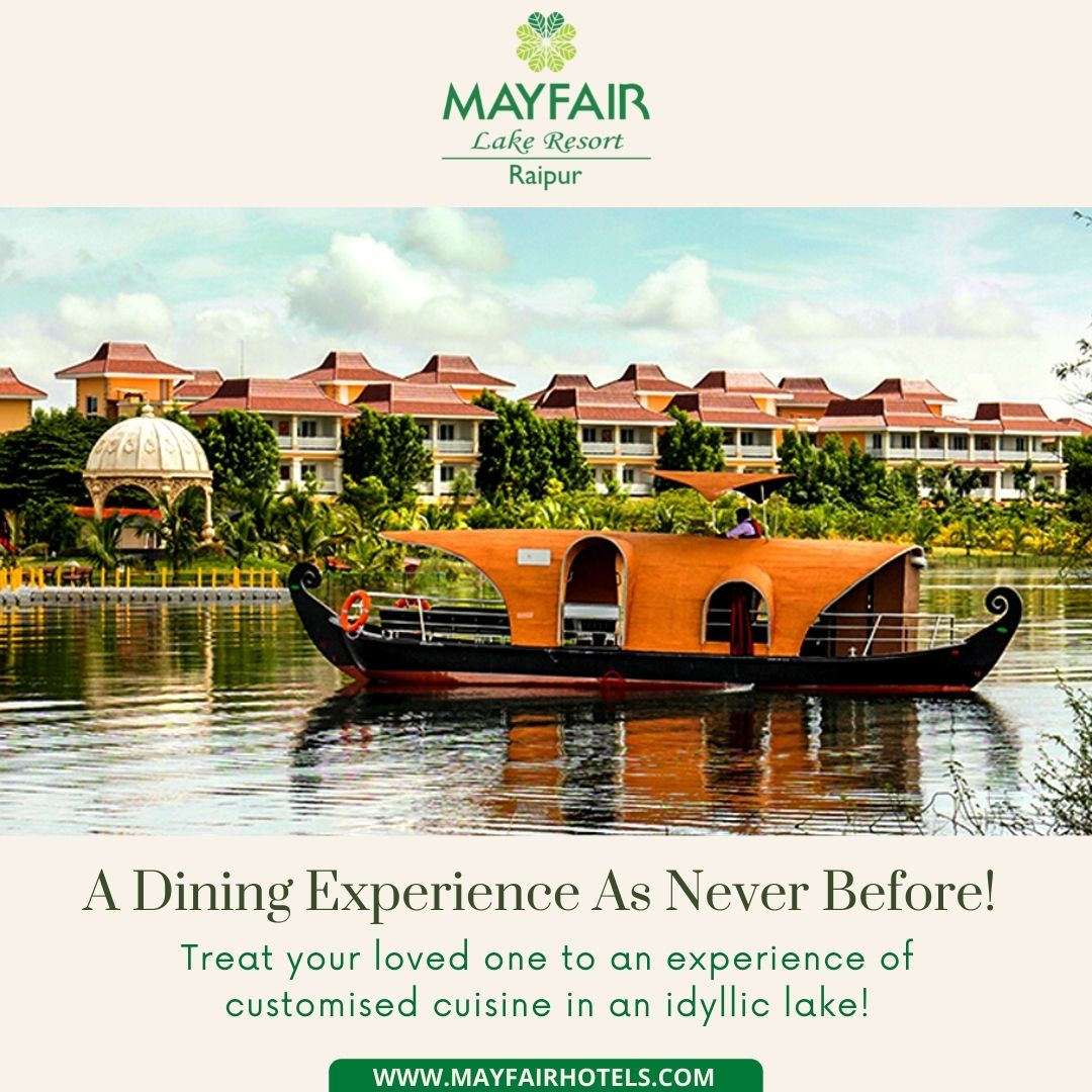MayfairResorts's tweet photo. Book NOW & Dine later with your family at the panoramic Janjh Lake amidst the cool blue skies clubbed with our exceptional hospitality at Mayfair Lake Resort, Raipur.
@mayfairraipur
#dinning #privatedinner #privateboat #luxurylifestyle #privateyard #familytime #luxury https://t.co/oP3quho9kD
