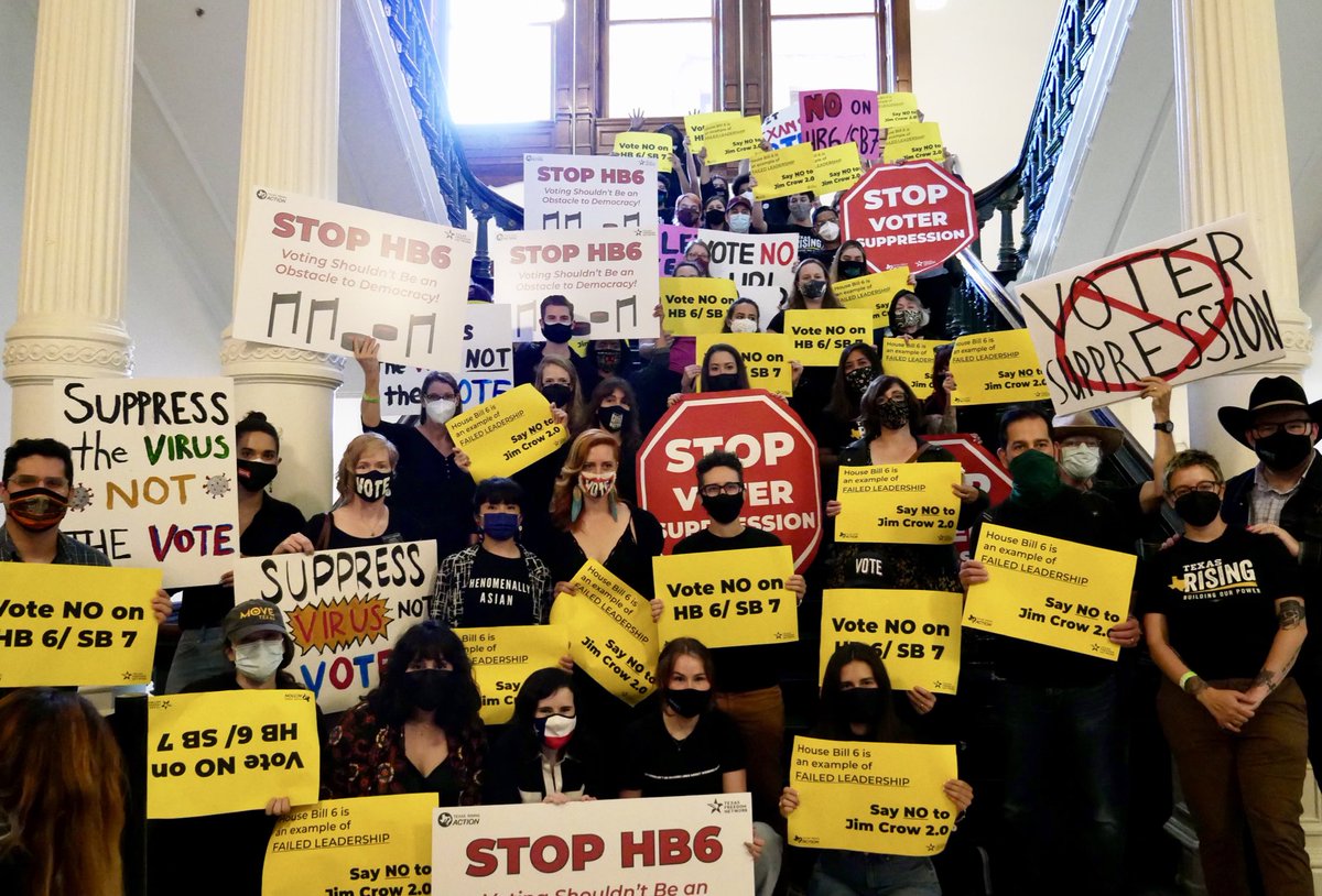 Grateful to every single voter, advocate, artist, business leader, and elected who spoke out to protect the freedom to vote in Texas. 

We showed the world just how powerful we can be when we work together to fight for democracy. #txlege