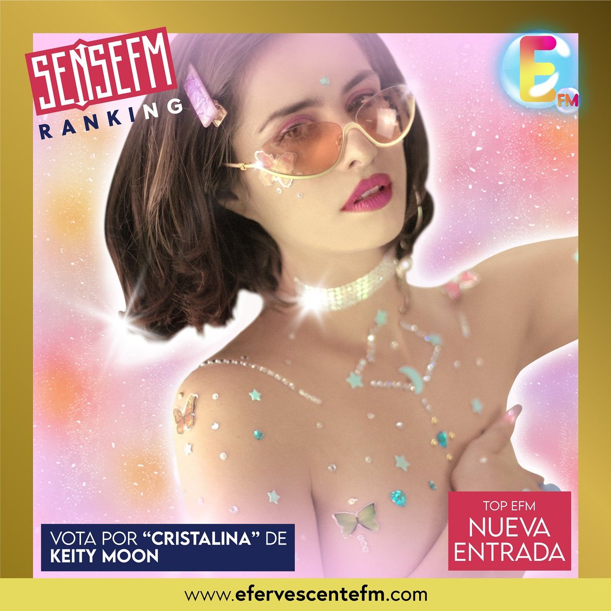 efervescentefm's tweet photo. @muunitamoon se suma a la #FamiliaEFM 🥰
@labandadelvip más fuerte que nunca con esta colaboración entre @matt_montero y @TirandoaVioleta para la canción #Cristalina 🥳
Vota por elles en la web para que ingresen al #TopEFM 🤩
Ve #sensEFM para votar en vivo y girar la ruleta 🎶 https://t.co/4gv6TGOLhR