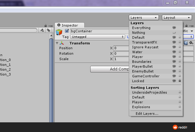 UnityTipss's tweet image. If you don&apos;t want to select objects like backgrounds, you can just lock certain layers from selection in the toolbar at the upper right corner.
#unitytips  #indiedev  #indiegame  #madewithunity #gamedev