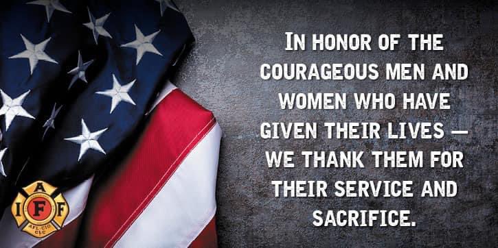 GFFAzL493's tweet photo. We are grateful and humbled everyday by those who paid the ultimate sacrifice for our freedom. Freedom is never free. You’re sacrifice will not be forgotten. Have a happy and safe Memorial Day. #MemorialDay #Local493 #GlendaleAz https://t.co/vgB1Gi68Wz