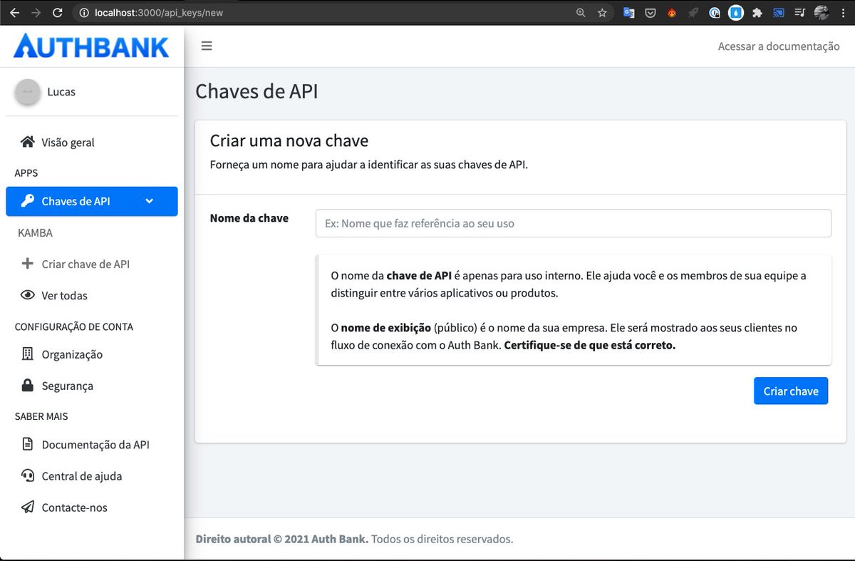 amarildulucas's tweet photo. A minha primeira credencial criada no @AuthBank se chama KAMBA. A primeira empresa a ser integrada e de teste piloto será claro, a @usekamba. Sem lançamento público provavelmente, mas os usuários do Kamba verão algumas novidades no próximo semestre. https://t.co/wRJtTCSeqG