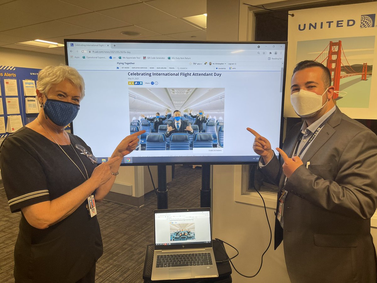 Happy to celebrate Memorial Day and International Flight Attendant Day! Thank you to all that served and continue to serve!                                              

#MemorialDay  #InternationalFlightAttendantDay 

@nbyunriedel <a href="/ivysun0114/">Ivy Sun ☀️ 珮雯</a> @StephanieSFOSIS <a href="/clarissamperez1/">Clarissa Perez</a>