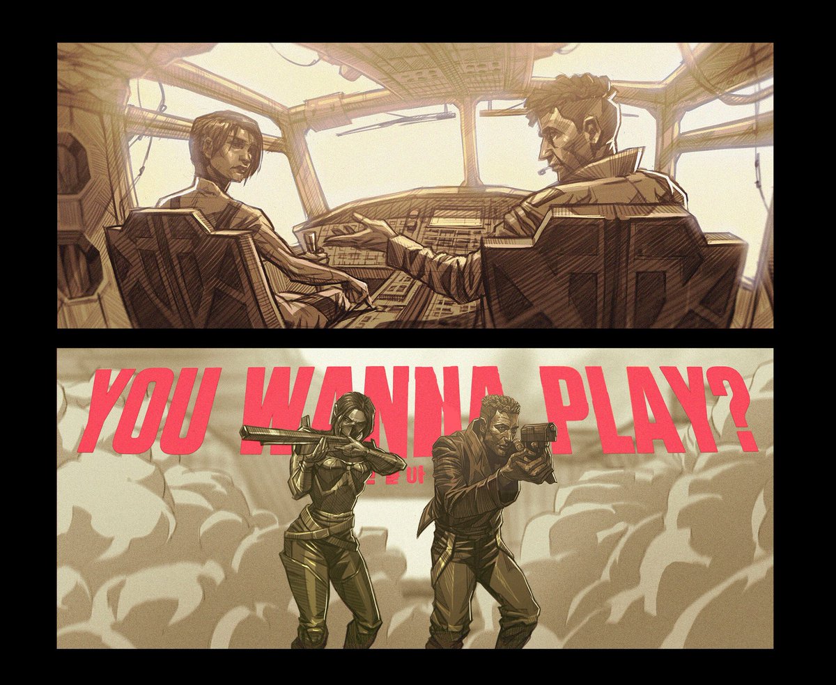 Rembert Montald uploaded some Valorant cinematic storyboards https://t.co/sOEbVpRHj2 