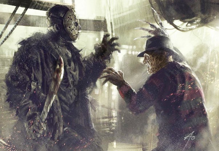 J_Voorhees1980's tweet image. How many stars out of 5 would you give Freddy Vs Jason? 🔪
