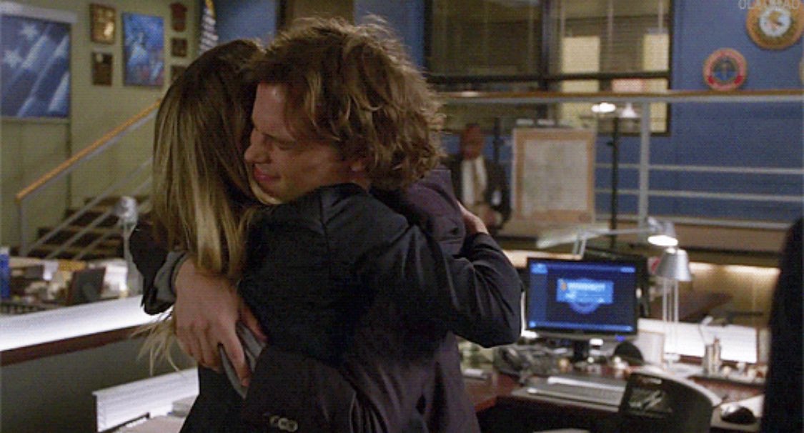 A hug from Spencer Reid would solve all my problems