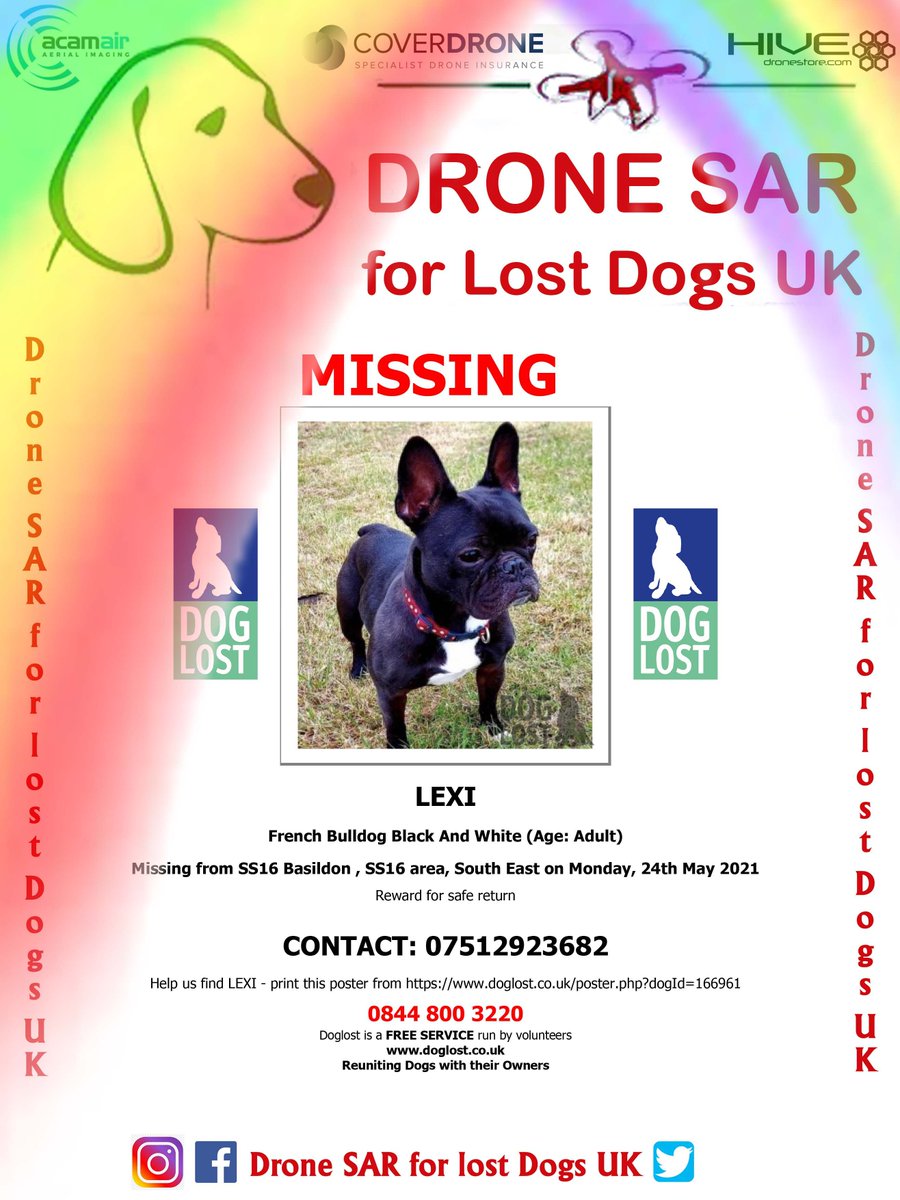 sar_dogs's tweet photo. #RIPLexi Sadly Lexi didn't make it back home, our hearts and thoughts go out to her family at this sad time 😢🌈 #RIP   #RainbowBridge #DroneSAR https://t.co/Nd99KKyWUd