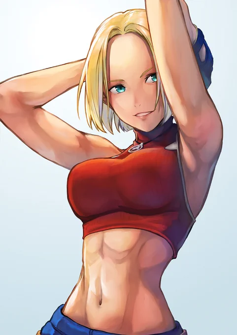 ブルー・マリー  -Blue Mary-

#格ゲーキャラ描こうぜ 