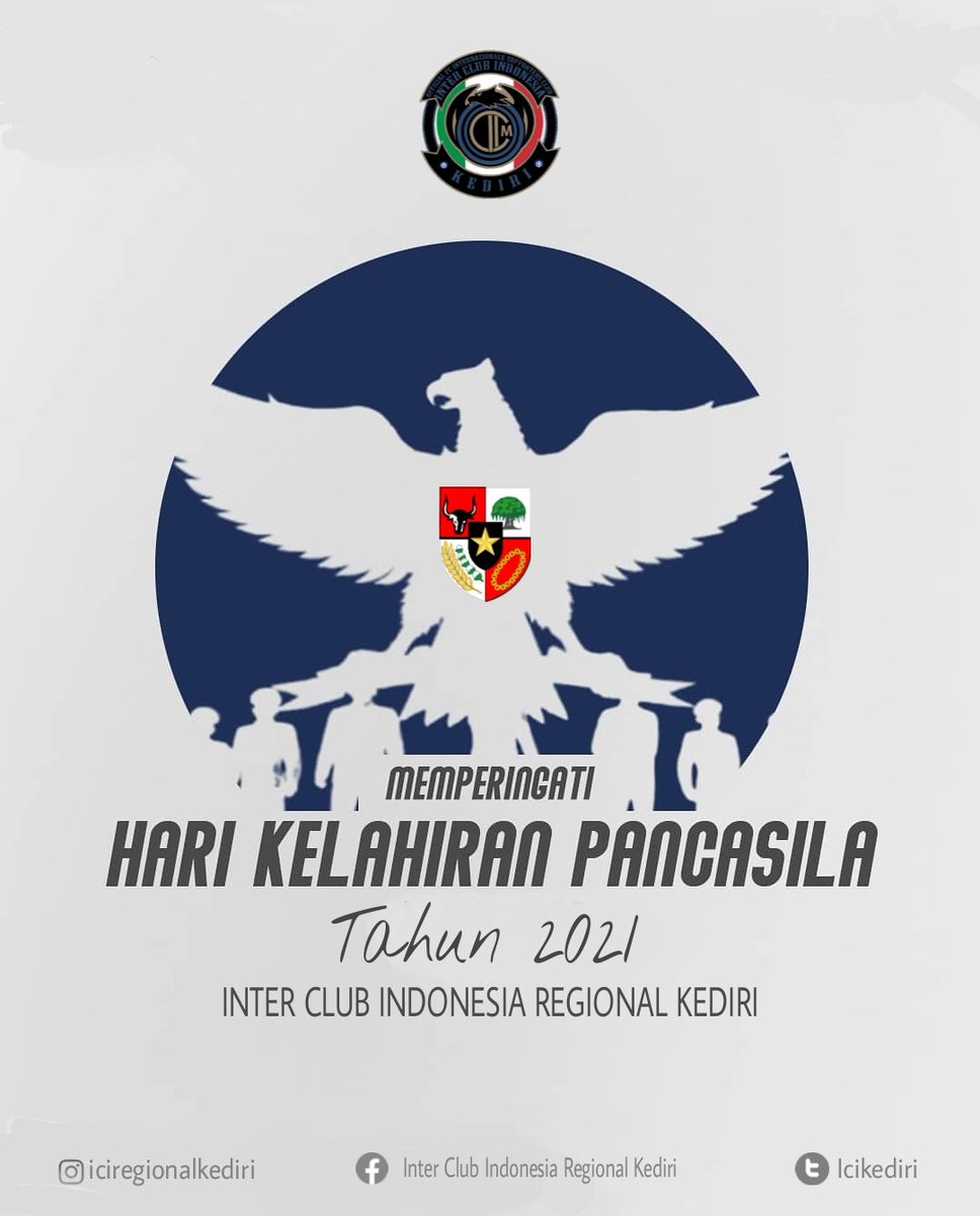 Selamat memperingati Hari Lahir Pancasila 1 Juni. Jaya selalu Indonesiaku. Bersatu kita teguh, bercerai kita runtuh.