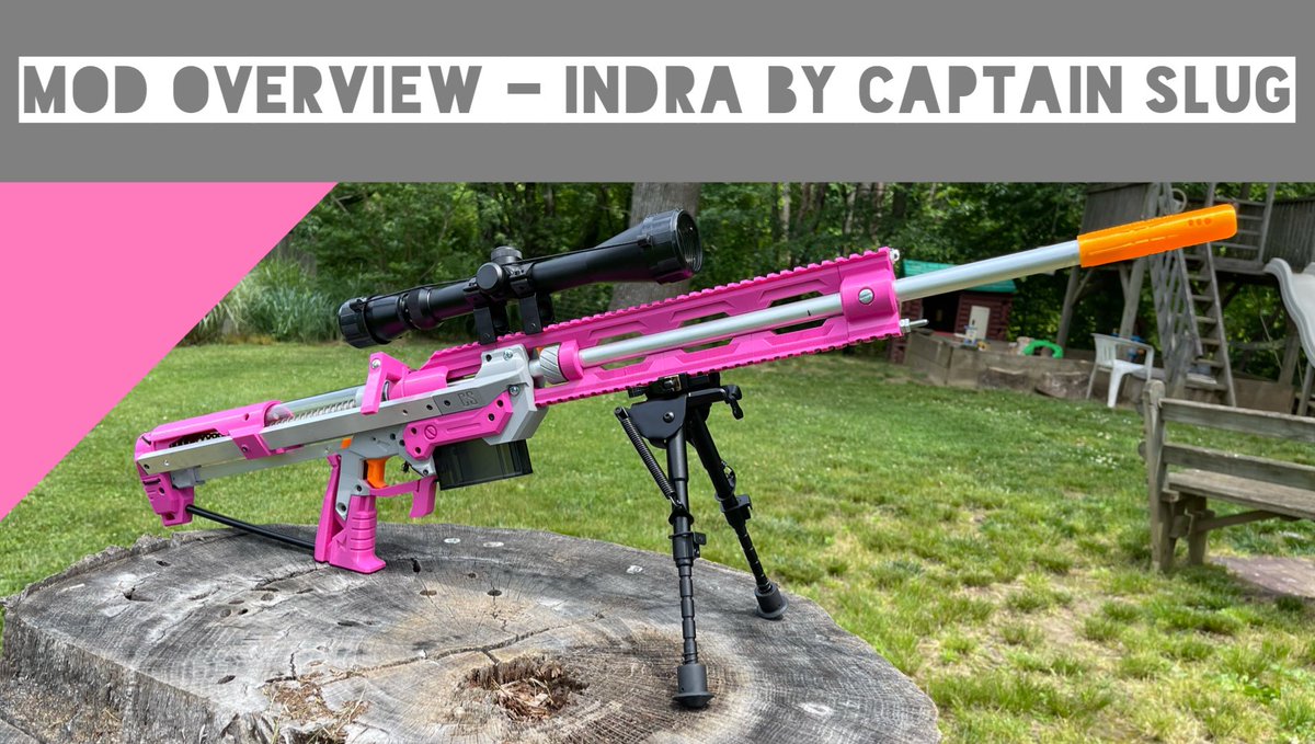 Drayckar's tweet photo. https://t.co/ngTPMrCnSG
Is the sniper status worth it? 
#nerf #nerfmods #nerfmod #3dprintednerf #3dprintedblaster #captainslug #nerfsniper #prusai3mk3s https://t.co/MAFQ4K8qwR
