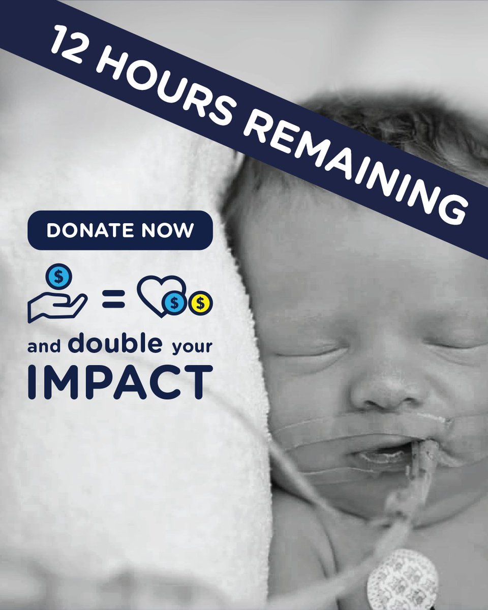 The countdown is on. Will you double your impact?
Donate now: bit.ly/3vFqx9o
