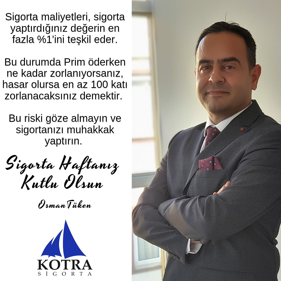 Sigorta temelinde matematik bilimidir.

#sigortahaftası kutlu olsun.