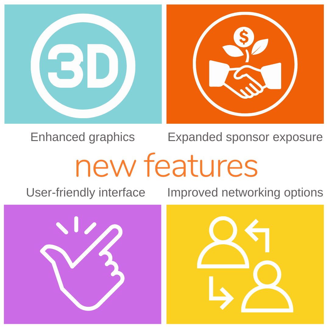 ScatterlingsPCO's tweet photo. LAUNCHING THIS WEEK:  our new 3D virtual conference platform!
New features:
🟡Enhanced graphics
🟡Expanded sponsor exposure
🟡User-friendly interface
🟡Improved networking options
Contact Juanita Maleś on juanita@soafrica.com for a demo.
#virtualconferenceorganiser #onair https://t.co/44Excj9Tcd