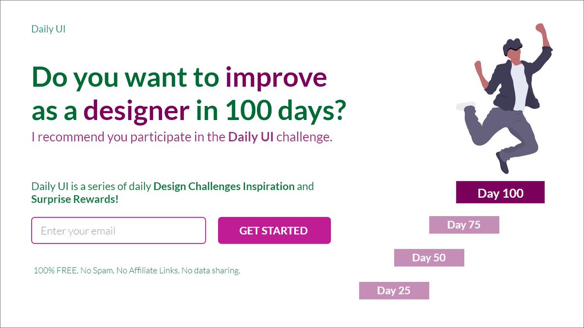 Rebeldecausado's tweet photo. 💯Día 100/100🏁Redesign Daily UI landing page.
Thank you all for your likes and your support.
Gracias a todos los que habéis tenido todos los días un ratico para darle al "me gusta".
Todos los retos:
https://t.co/zvcz0jJsSS

 #DailyUI #uxui #DailyUIChallenge #UIdesign #UIdesigner https://t.co/3Y77ey9JDZ