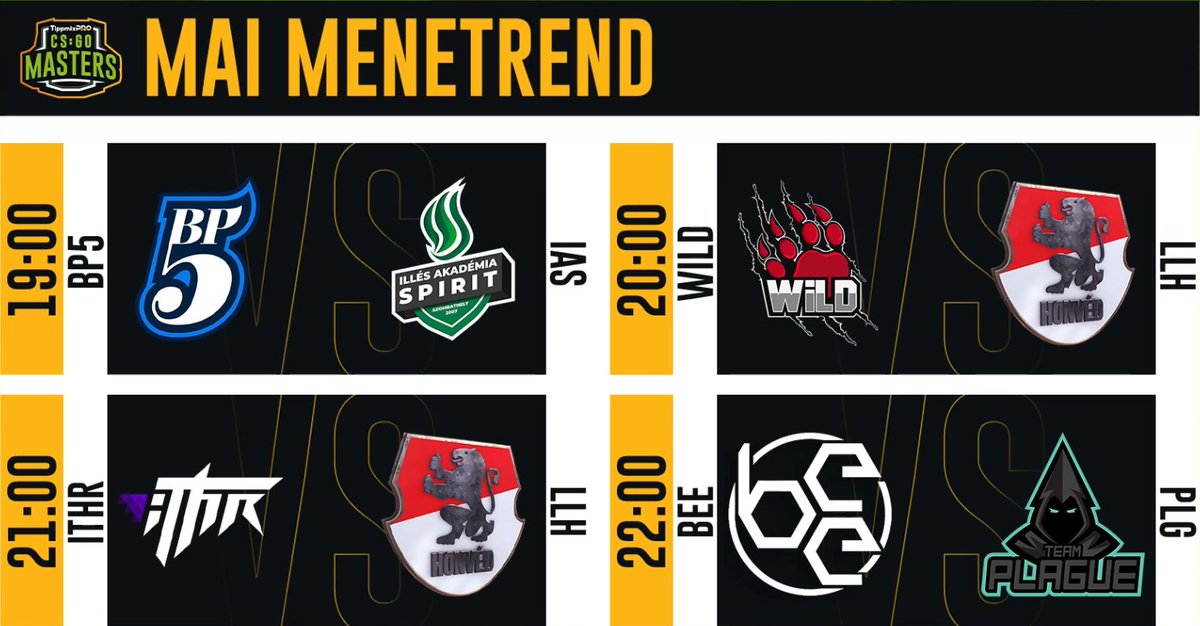 wildmultigaming's tweet photo. Starting our @csgomasters_hu match against Lenovo Legion Honvéd Esport in a couple of minutes.
Come cheer for us, because we desperately need this win once again! 😍
Stream: https://t.co/btJtuJjC9y

#BeWiLD @CoolerMaster @Dombai_Europe #HUN #CSGO #TMPCSGO https://t.co/zKuQdz3yPD