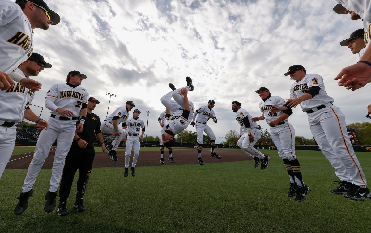 UIBaseball's tweet photo. Thought we had done enough to be considered, but ultimately came up a few games short.  Proud of this team for playing the hand it was dealt and fighting until the end. We will keep grinding! #Hawkeyes https://t.co/s6i5qexlNd
