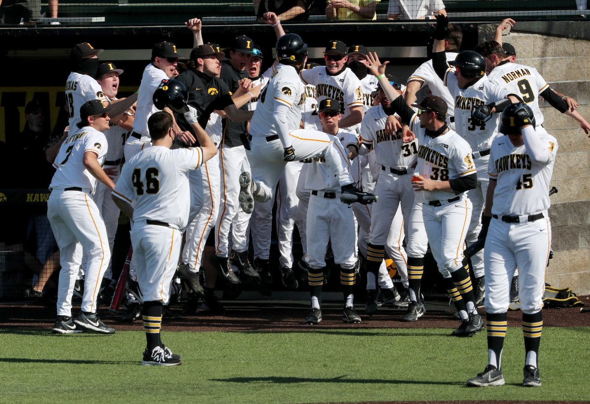 UIBaseball's tweet photo. Thought we had done enough to be considered, but ultimately came up a few games short.  Proud of this team for playing the hand it was dealt and fighting until the end. We will keep grinding! #Hawkeyes https://t.co/s6i5qexlNd
